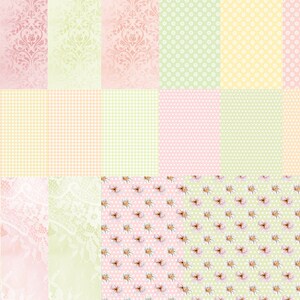 38 pages PRINTED KIT: Spring Splendor Background Pages image 2