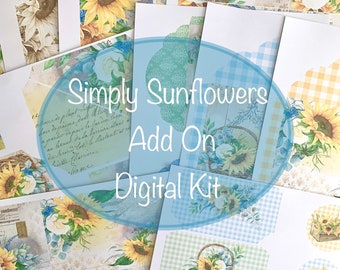 Simply Sunflowers Add On Digital Kit