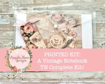 PRINTED KIT -  A Vintage Notebook TN Kit