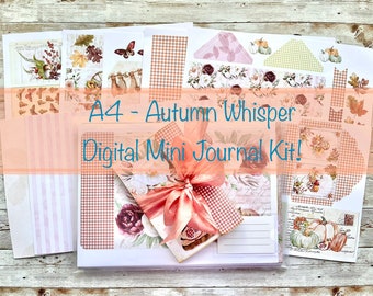 A4 - Autumn Whispers DIGITAL Mini Journal Kit!