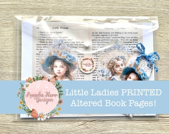 PRINTED KIT - Little Ladies Altered Book Pages