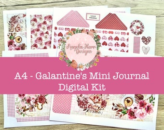 A4 - Galantine's Mini Journal Digital Kit