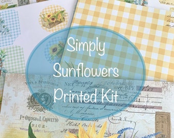 Simply Sunflowers Printed Kit!