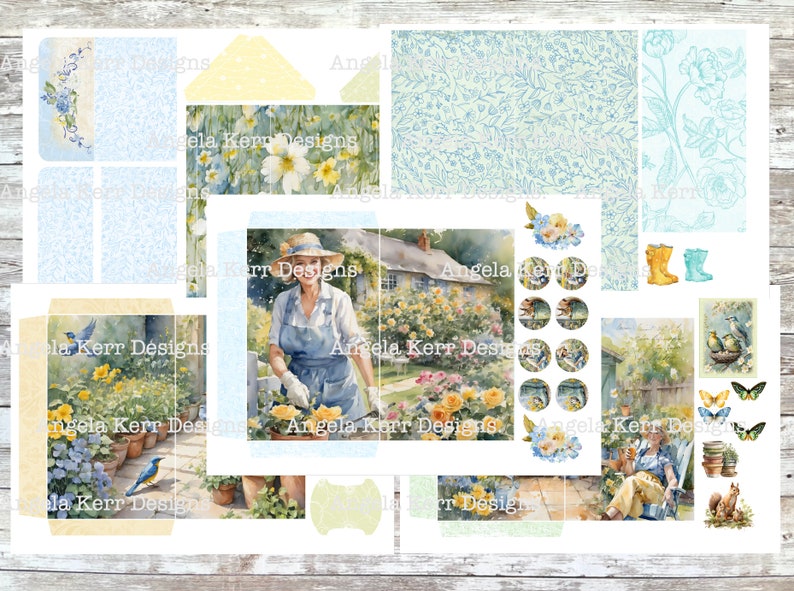 PRINTED KIT: A Garden Story Mini Journal Kit image 3