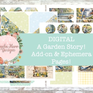 A Garden Story DIGITAL Add-On & Ephemera Kit zdjęcie 1