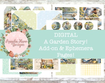 Ein Garden Story DIGITAL Add-On & Ephemera Kit