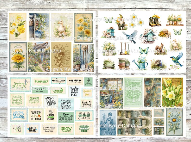 A Garden Story DIGITAL Add-On & Ephemera Kit image 4