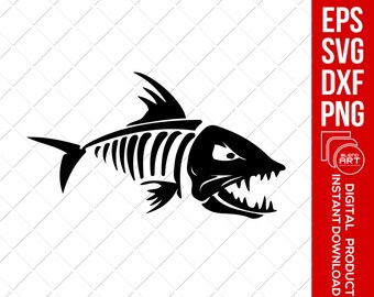 Download Fish Fish Bones Svg