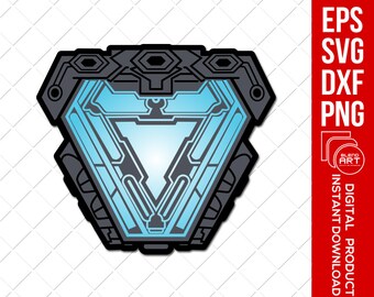 Iron Man Reactor Svg Etsy