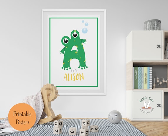 personalised nursery wall art