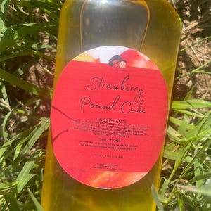 Strawberry Pound Cake After Shower/Bath Body Oil