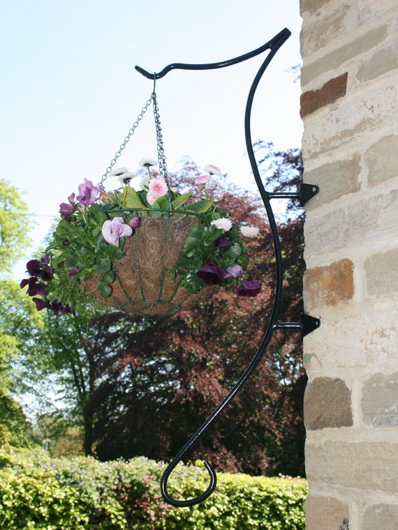 Corner Hanging Basket Bracket Hand Forged And Heavy Duty - Corner Bracket Hanging Basket Corner Hanging Basket Bracket Hand Forged And Heavy Duty - Corner Bracket Hanging Basket