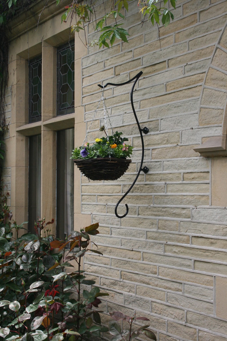 Hanging basket bracket Hand and heavy duty. Etsy