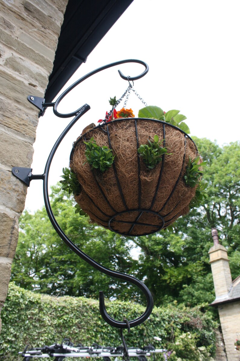 Corner Hanging Basket Bracket Decorative Corner Hanging Etsy