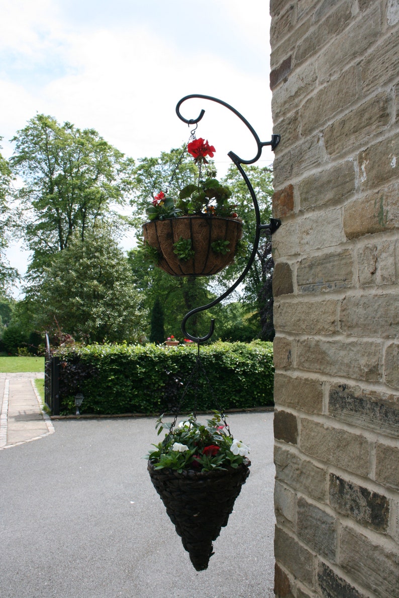 Corner Hanging Basket Bracket Decorative Corner Hanging Etsy