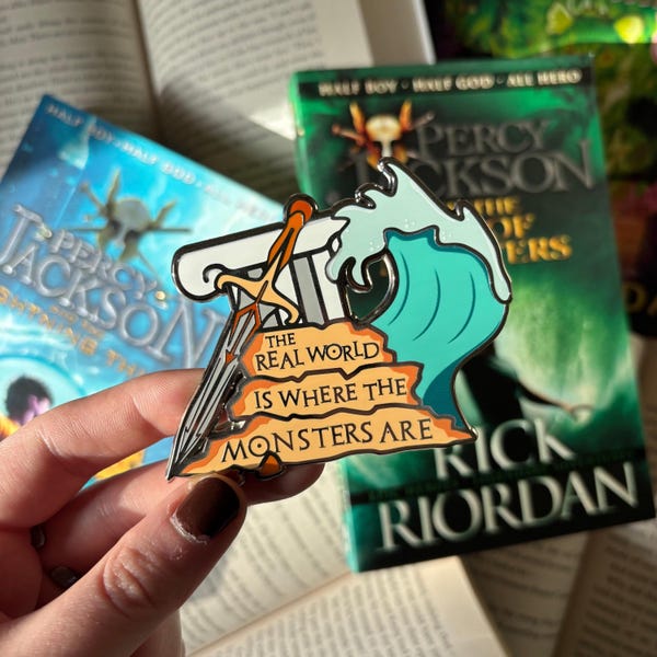 Percy Jackson - Story Stack - Enamel Pin