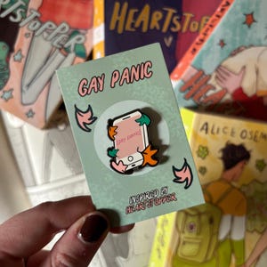 gay panik] Heartstopper-inspirerad pin