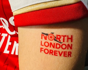 TEMPORARY TATTOO PACK x 3 - North London Forever Design - Ruth Beck Art