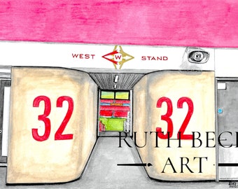 BLOCK ENTRANCE 32 - Arsenal Emirates Stadium - by Ruth Beck