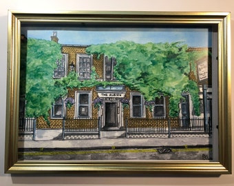 THE ALBION PUB - Islington Painted in Watercolour Series by Ruth Beck