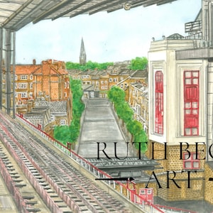 A View From The North Bank - The Arsenal Stadium, Highbury - by Ruth Beck