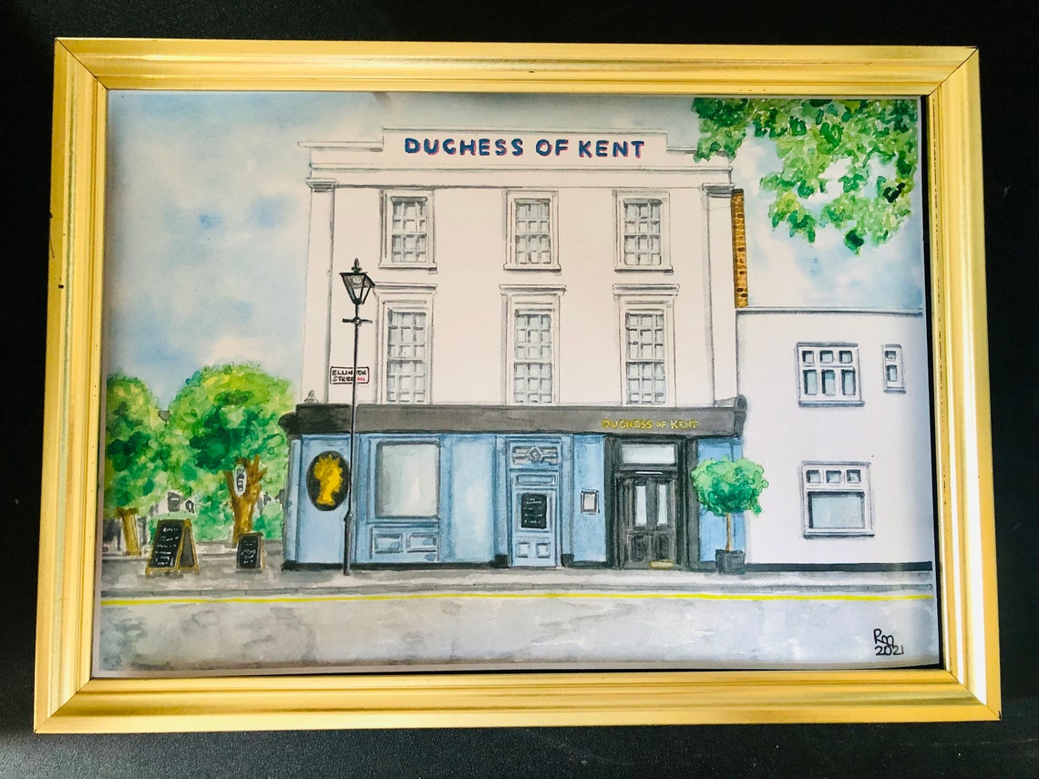 DUCHESS OF KENT Pub Liverpool Road Islington Painted in Etsy
