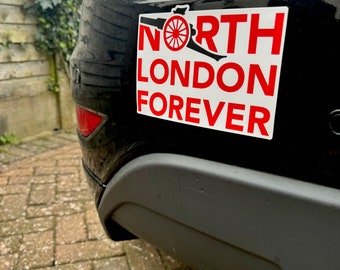 NLF - Vinyl Car Bumper Sticker 178mm x 123mm - *Profits to Ben Kinsella Trust* North London Forever