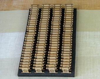Bisley Thread Organizer 120 slots, Embroidery Bobbin Tray for DMC Vintage Cabinet, Floss Holder for Varicolor 5 Drawer