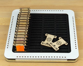 Thread Organizer For Embroidery, 60 Slots, Wooden Bobbin Stand, Floss Storage For Cross Stitch, Craft Supplies, Sewing Floss Organization