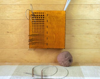 Wall Knitting Organizer, Knit Needle Holder Stand, Craft Room Storage