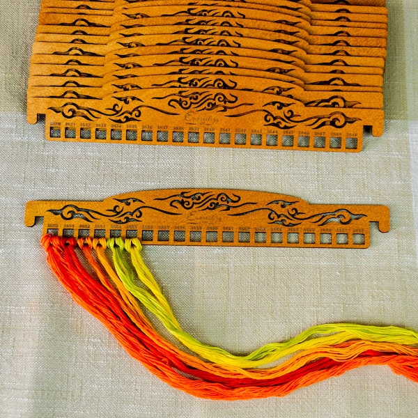Support décoratif pour fils à broder, Tableau de tri pour fil à broder au point de croix, Accessoires de couture