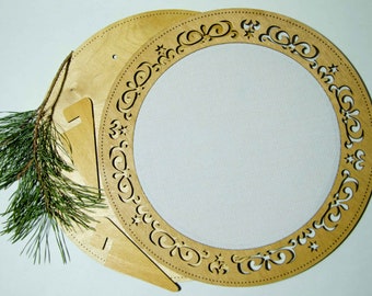 Decorative Embroidery Hoop Stand, Wooden Frame For Cross Stitch, Display Stand For Finished Needlework Projects, Embroidery Display, Gift