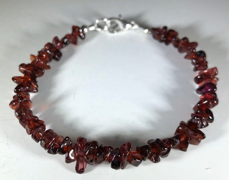 Protects from Negativity Brings in Passion Reiki Charged Increases Energy and Health: Garnet Root Chakra Healing Intention Bracelet