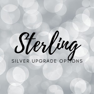 Sterlingzilveren upgrade voor bestaande armband- of kettingaankoop - dit is de aanbieding voor de extra kosten voor sterlingsluiting en bevindingen