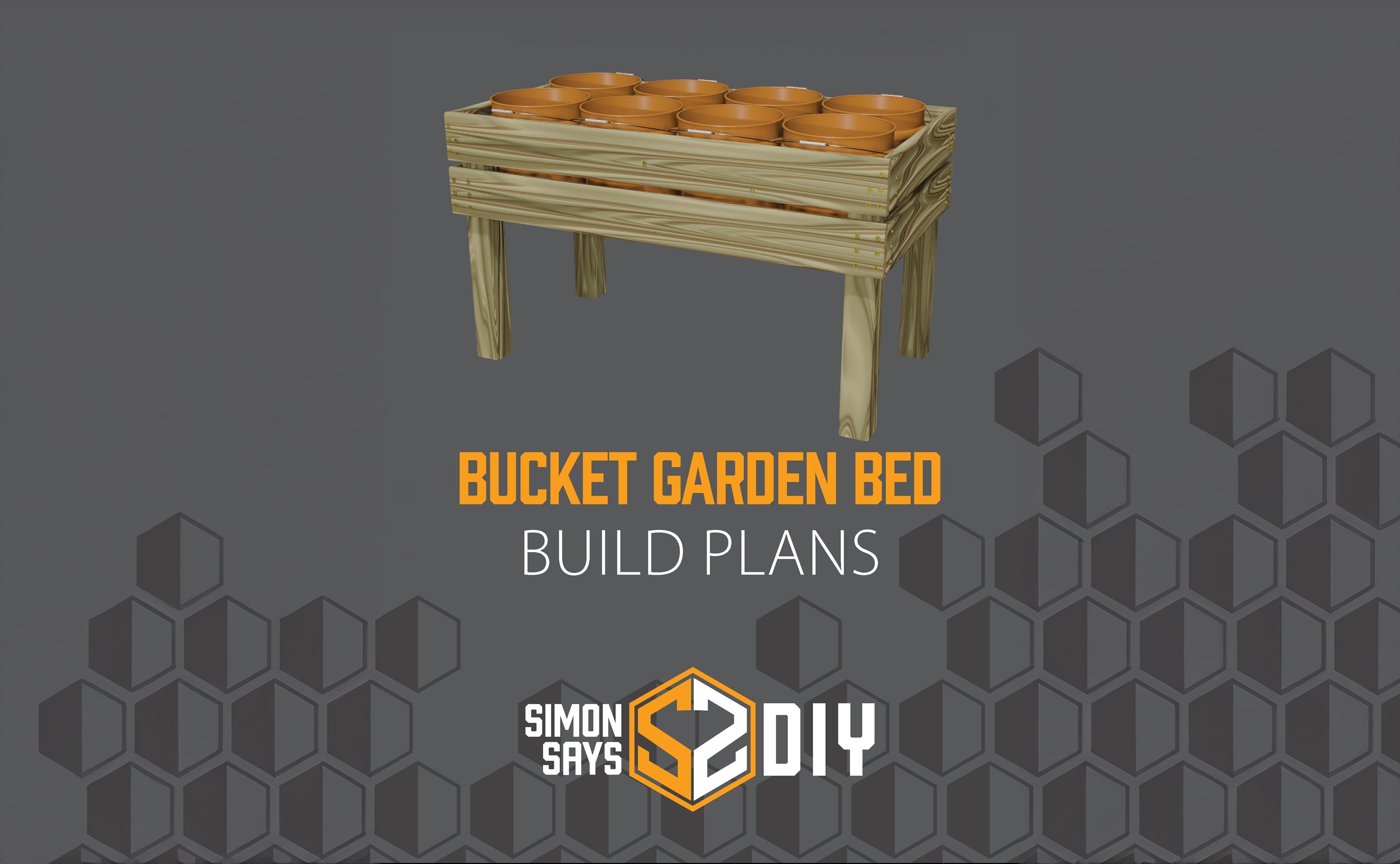 Raised 5-Gallon Bucket Garden Bed