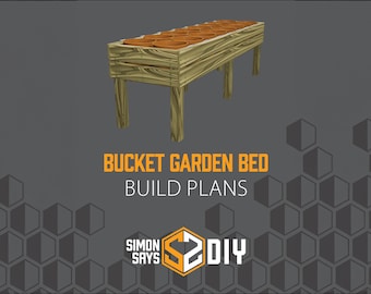 Raised 5-Gallon Bucket Garden Bed