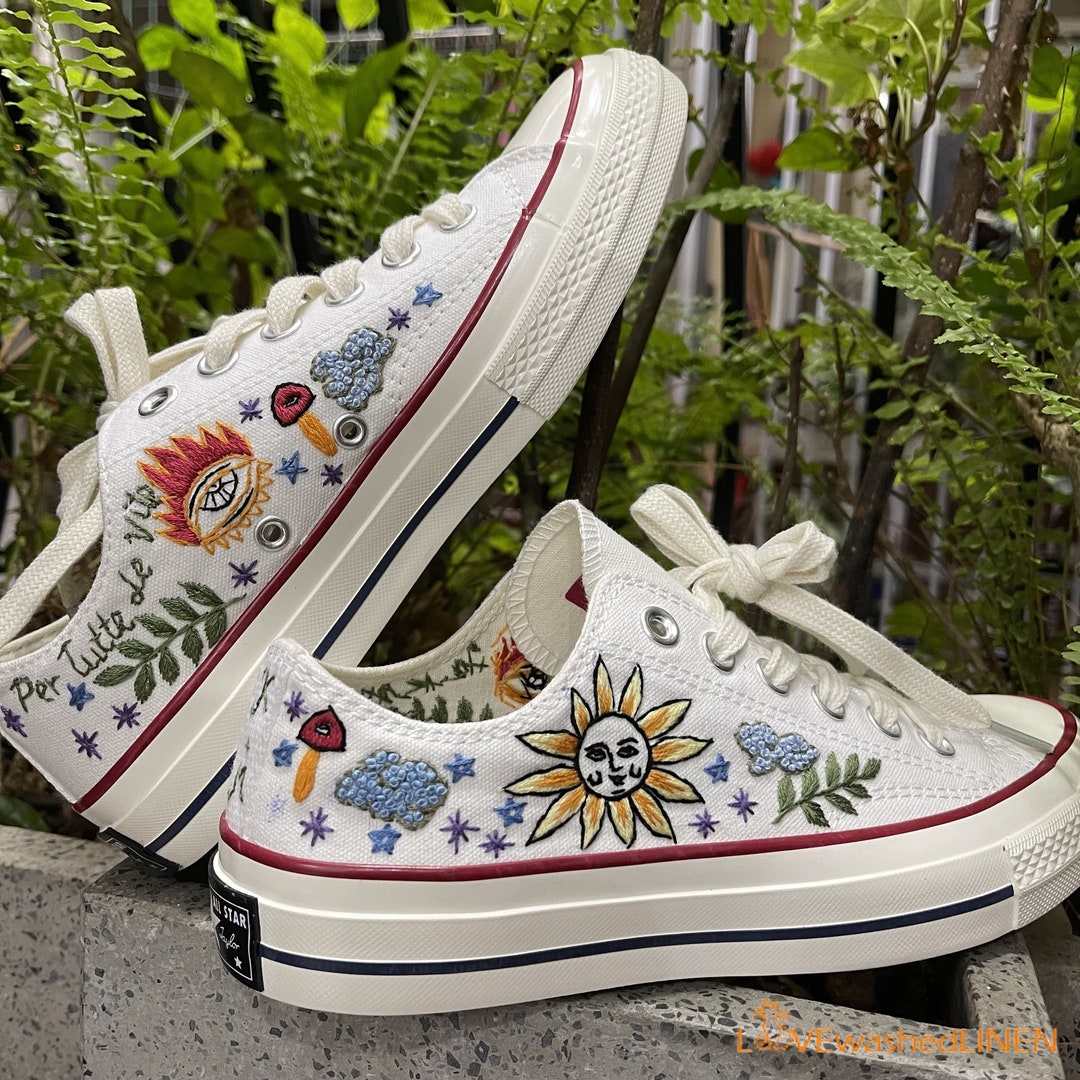 Converse blanche custom 2025