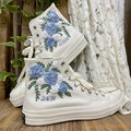 Custom Converse Hydrangea Embroidered Sneakers – Blue Floral Bridal Shoes – Handmade Wedding High Tops product logo
