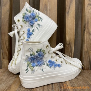 Bestickte Brautschuhe: Hochzeitsschuhe