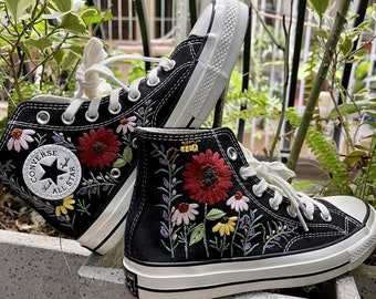 Embroidery Designs Unique Converse High Tops Custom Embroidered