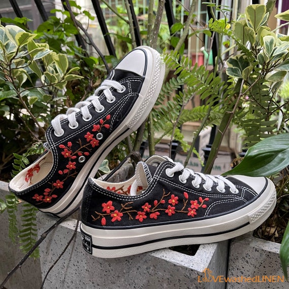 Embroidered Converse/ Custom Converse Chuck Taylor Embroidered