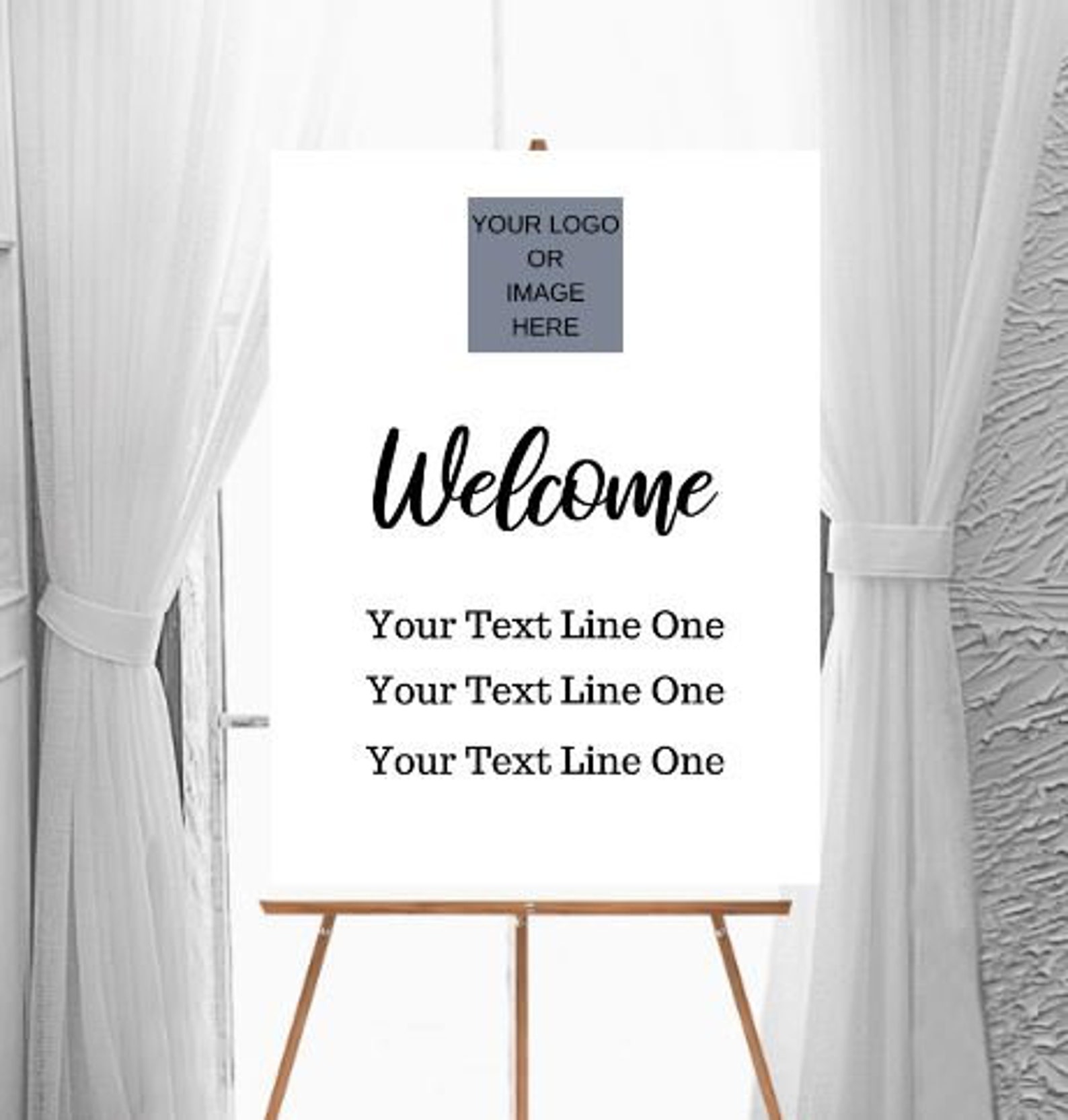 Custom Printable Meeting Event Sign Etsy