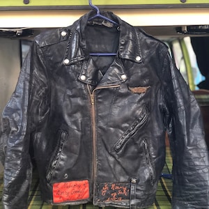 Beautiful Black Vintage Cafe Racer Motorcycle Jacket