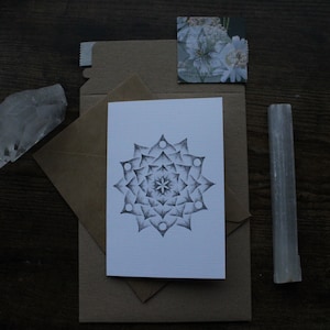 Mandala-wenskaart