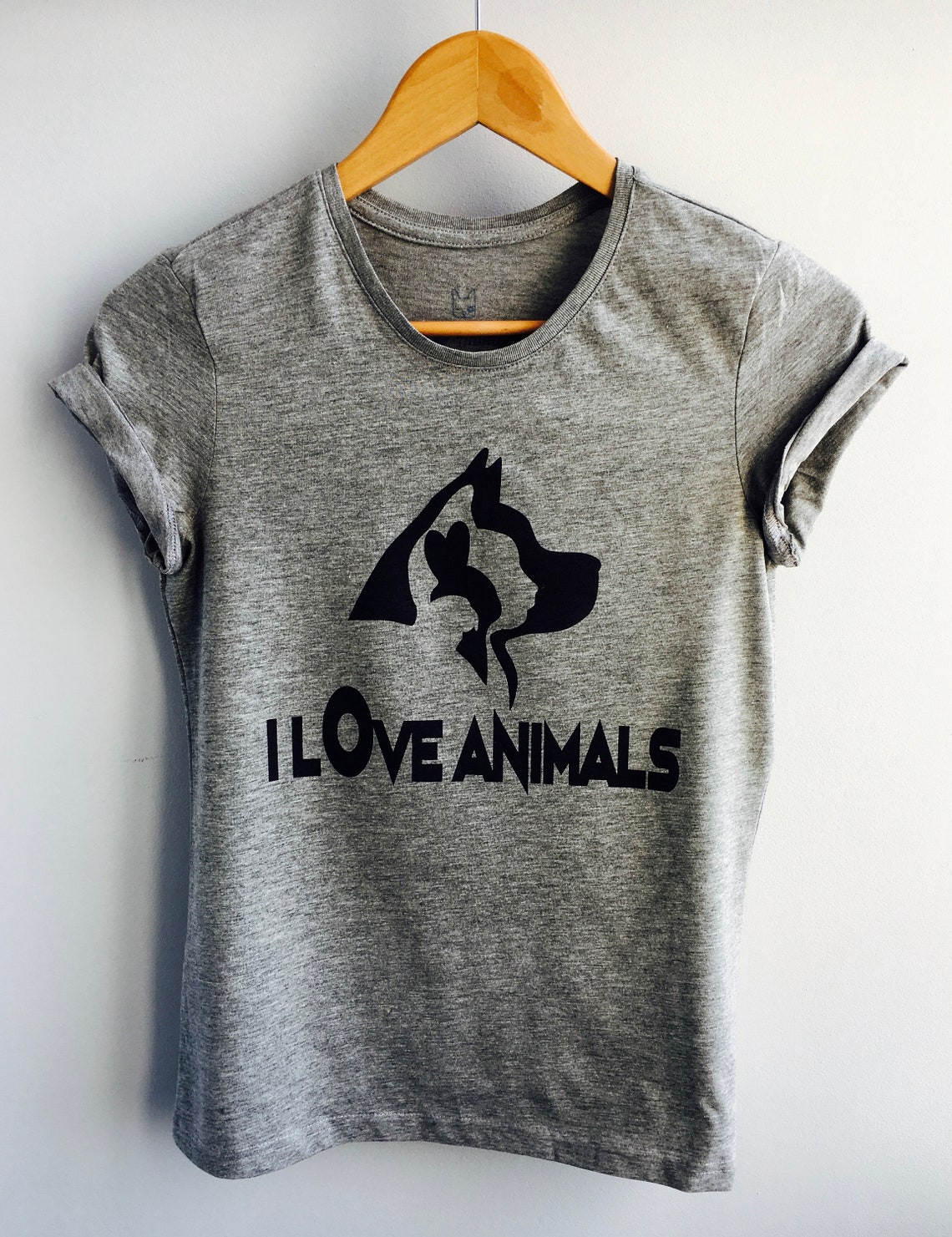 I Love Animals Tshirt Etsy