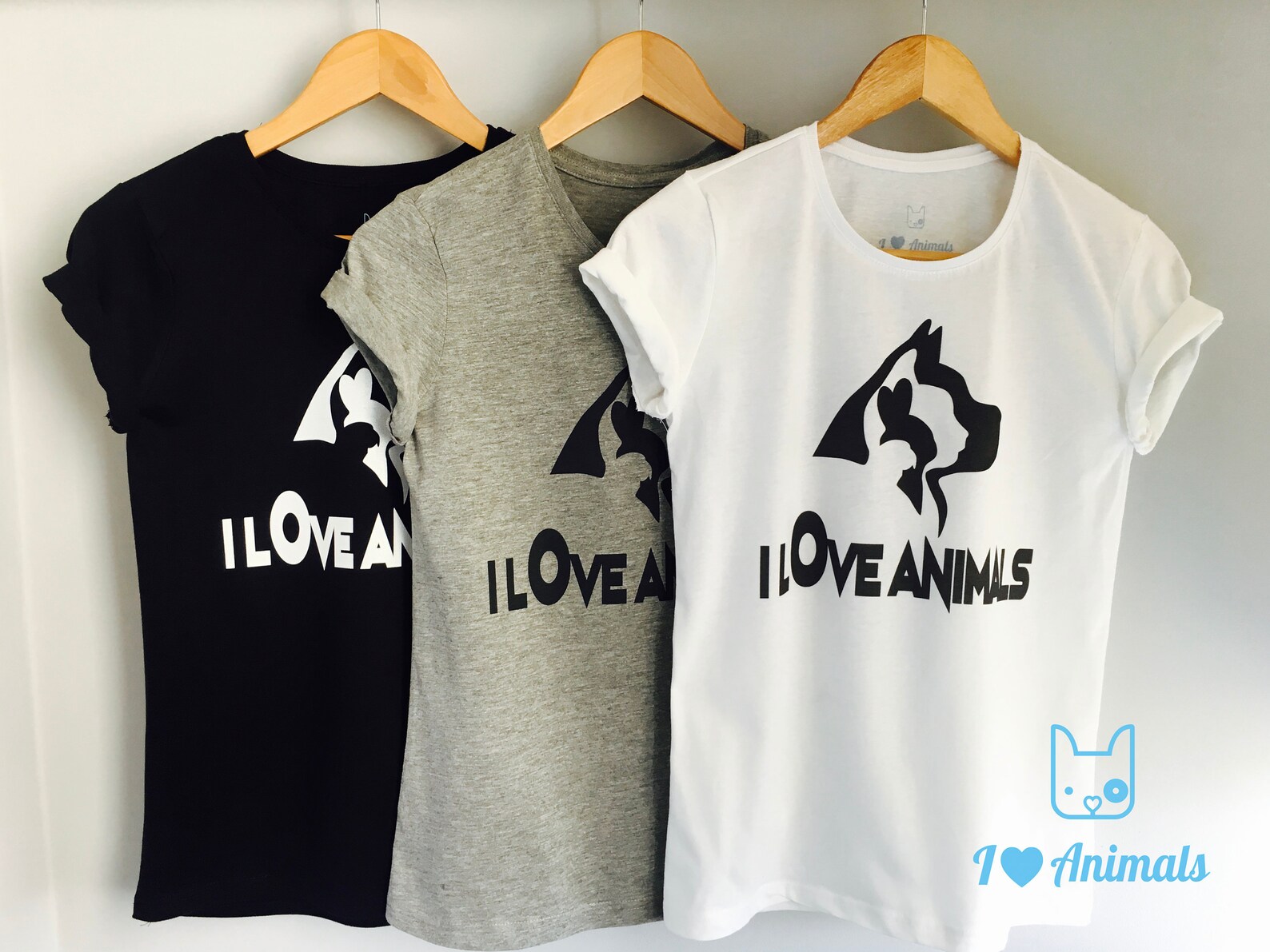 I Love Animals Tshirt Etsy
