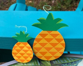 Fun Pineapple Ornaments- Only 50 cents- Digital Download Craft Kit to Create Unlimited Pineapples- Christmas Ornament- Cake Topper-Gift Tags