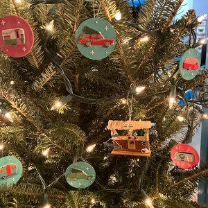 Tiny Tiki Bar Craft Kit Handmade Christmas Ornament-Miniature Scene-Free Standing Decor 2 in. Size Hawaiian Luau Cake Topper image 5