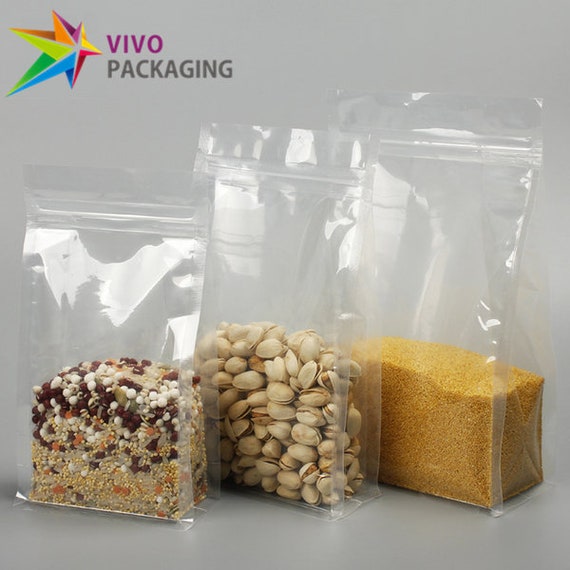 Packaging Pouch Food Snack Pouches Plastic Bag Zip Lock Bag Matte Clear Bag