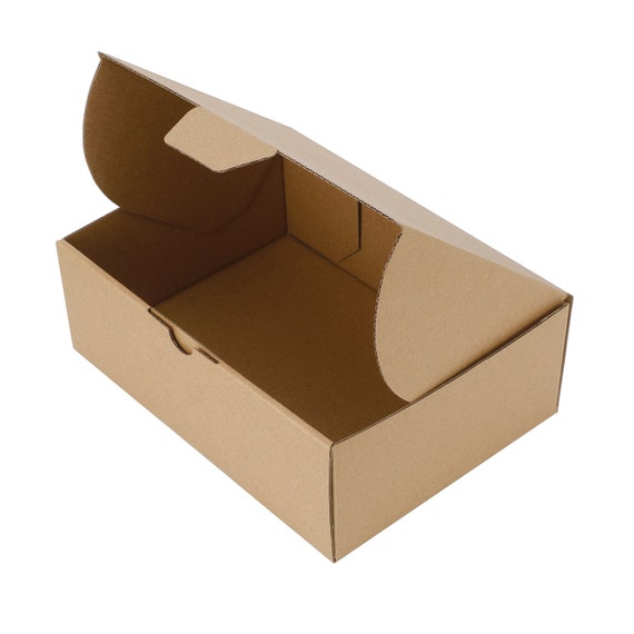 Heavy-Duty Kraft Die Cut Mailing Boxes: Secure Shipping (100 pcs)